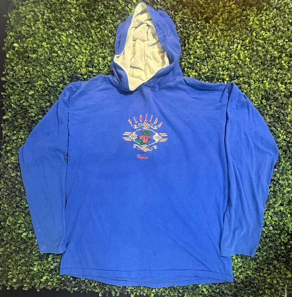 Vintage Team Edition Apparel Florida Gators Embroidered Hooded Long Sleeve